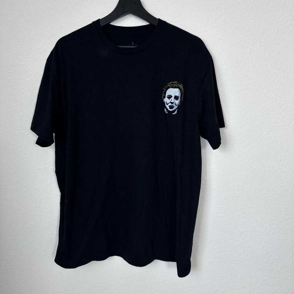 Black Michael Myers “John‎ Carpenter’s Halloween” Tee's w/ Yellow accents, L